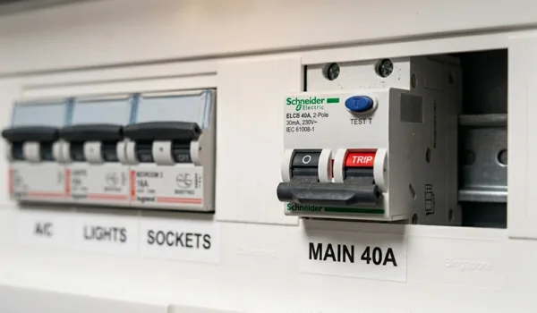 Power trip circuit breaker Singapore